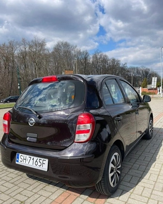 Nissan Micra cena 16300 przebieg: 95000, rok produkcji 2010 z Bytom małe 211